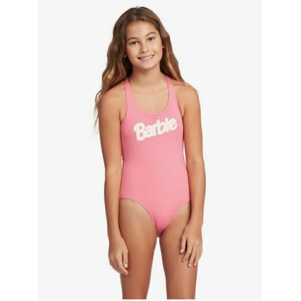 💕BARBIE x ROXY💕 One Piece Swimsuit Pink Lemonade